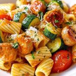 Delicious Pasta with Beef and Basil Pesto