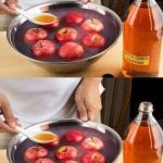 Throw walnuts in boiling water