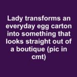 Lady cuts tiny village scenes through paper cups. This one wins December crafts