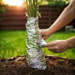 Lady lines up candlesticks upside down. This vintage flip is suddenly everywhere